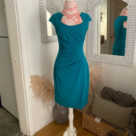 New Calvin Klein Evergreen Classy Dress 4 - Picture 2 of 8